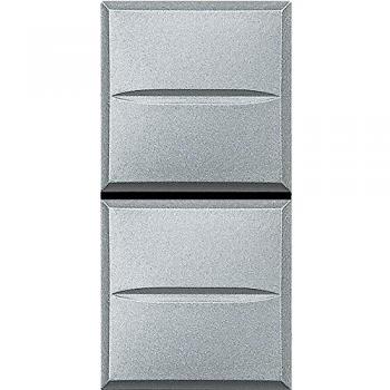 Doppio Pulsante Bticino Axolute Grigio Tech HC4036