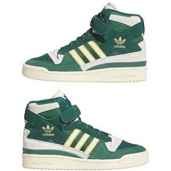 Adidas Forum 84 Hi Green White Gold EU44