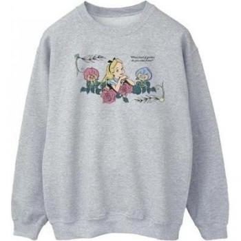 Felpa Donna Alice in Wonderland XXL Verde