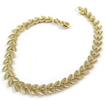 Gold-Plated Wheat Ear of Lily Bracelets
