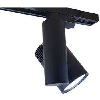 Faro Lampada LED Mono Fase CCT CRI 90 Carcassa Nera 2700K 4000K 6500K 3 in 1 Luce Stretta 24 Gradi