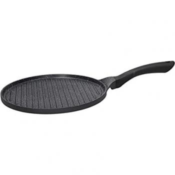 TOGNANA - Premium Black Padella- Grill Cm 26 Grigliata, Adatto Ad Induzione