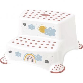 Scaletta Arcobaleno a Due Gradini per Bambini 3-14 Anni, Keeeper
