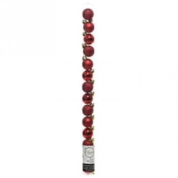 Kaemingk Weihnachtsbaumkugel, 14er Set Kunststoff 3cm