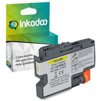 Inkadoo LC-3239XLY Gelb Druckerpatrone