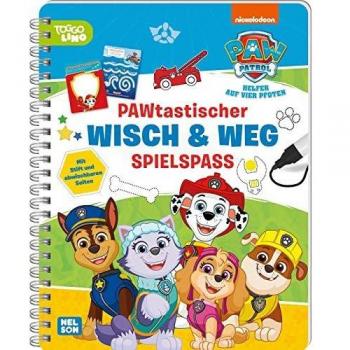 PAW Patrol: PAWtastischer Wisch & Weg Spielspaß: mit abwischbaren Seiten und Stift | Buch zum spielerischen Lernen (ab 4 Jahren)
