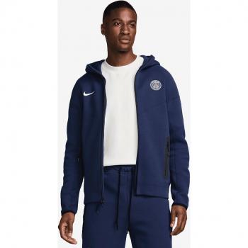 Felpa con Cappuccio Nike Paris Saint-Germain Tech Fleece Blu Uomo L
