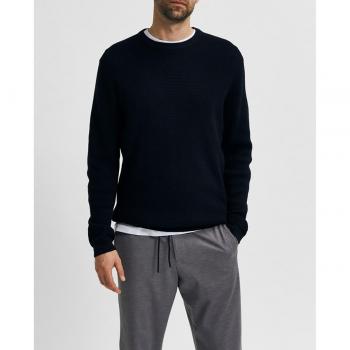 Jersey Selected con micro rayas relieve