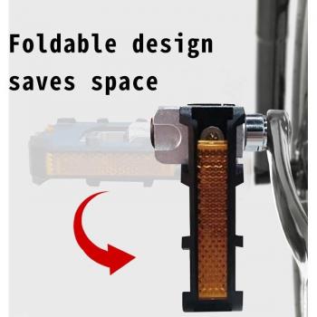 Pedales Plegables KOOTU para Bicicleta de Montaña y Carretera 9/16