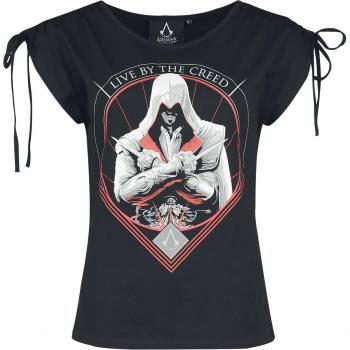 T-Shirt Gaming Assassin's Creed Ezio Donna Nero M