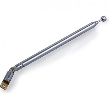 Antenne télescopique 49cm 19,3 6 sections pour Radio TV