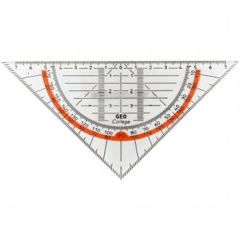 Aristo AR23003 Geometriedreieck mit festem Griff 16 cm