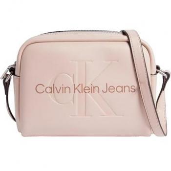 Bolso Cruzado Mini Sculpted Calvin Klein Rosa Polvo Talla Única