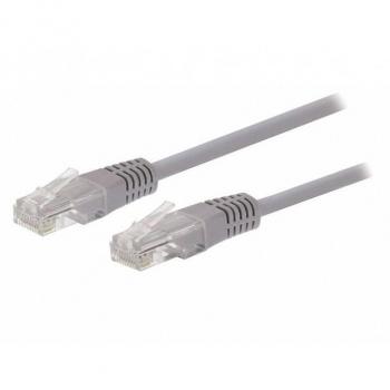 C-TECH patchcord Cat5e, UTP, šedý, 2m