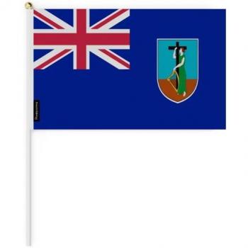 Mini Montserrat Flag Bundle – 30×45 cm, 100 pcs – Polyester, Reversible
