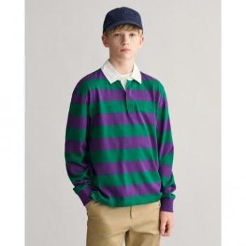 Camisa Infantil Polo 905708 con Rayas Multicolor