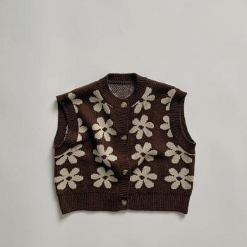 Boy's Retro Knitted Vest Spring 2022