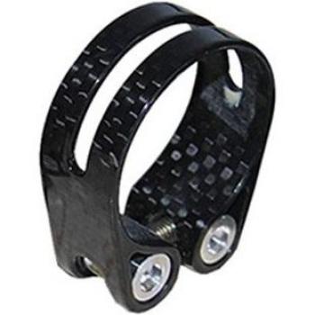 3K Carbon Fiber Bicycle Seatpost Clamp 34.9/31.8mm