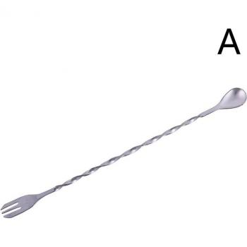 1pc 20/26cm Spiral Shape Stainless Steel Stirring Rod