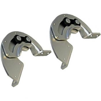2 Pack CL119 Hidden Sliding Hinges - 90 Degree Limit, R6 Carbon Steel, Industrial Equipment Cabinet Door