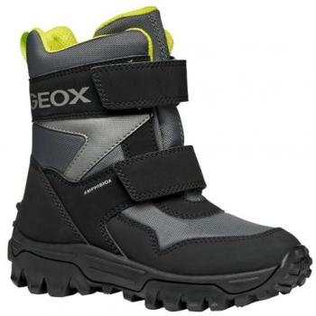 Botas de Invierno Geox Himalaya ABX Gris Oscuro/Verde Lima