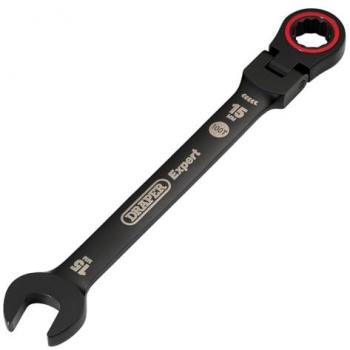 Draper Expert Hi-Torq Flexible Head Ratchet Combination Spanner