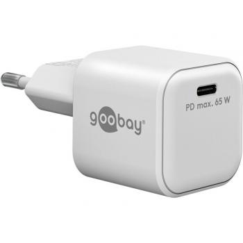 Cargador GOOBAY 65W GAN USB-C Blanco