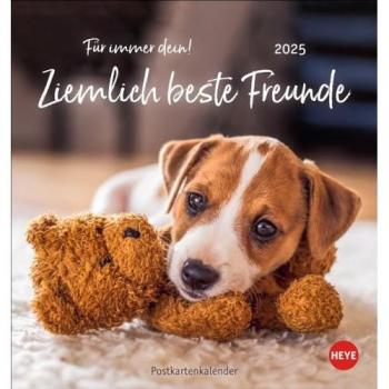 Ziemlich beste Freunde Postkartenkalender 2025 - Für immer dein