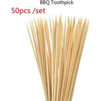Disposable Bamboo BBQ Sticks - 15cm/30cm, 30/50 Pieces