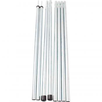 Brunner Vertical Pole Set (Zeltverlängerung) – 195 cm, Silber