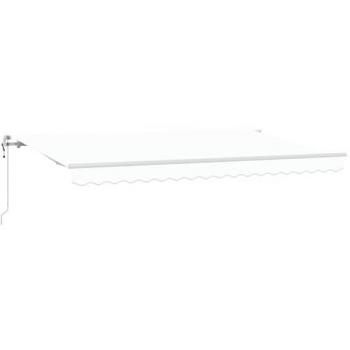Toldo Retráctil 400x200 cm Blanco – Vidaxl