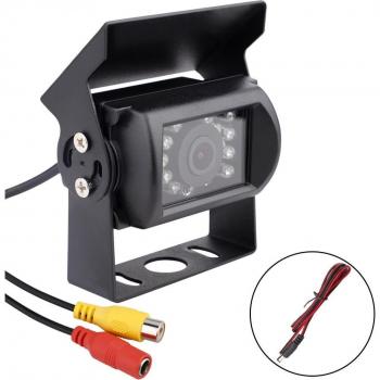 18 LED Waterproof Backup Camera for Trucks with IR Night Vision