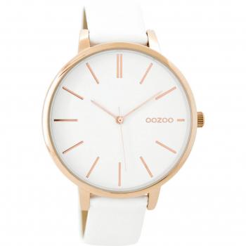 Rosafuchs Damenuhr mit Lederband 42 mm – C8790