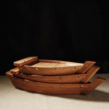 Japanese Bamboo Sushi Boat
