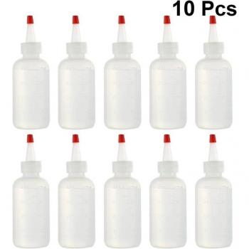 Squeeze & Measure: 10-Pack 120ML Plastic Bottles