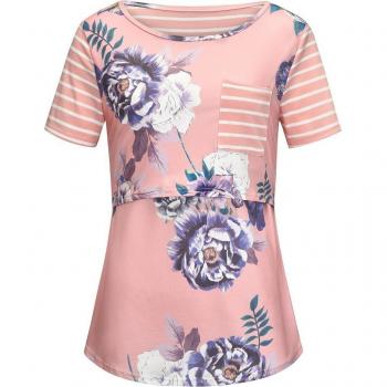 Top Rayo y Flor para Mujeres Preñadas