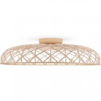 FLOS Skynest Plafoniera Ø 90,4 cm marrone chiaro