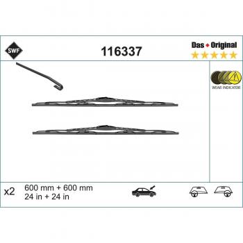 SWF Scheibenwischer Set vorne 2x Opel