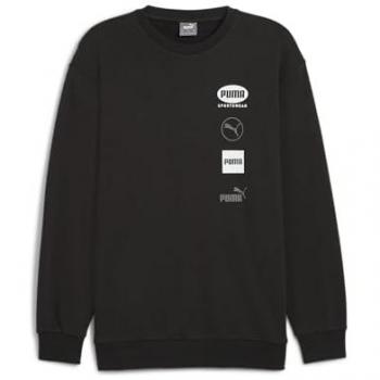PUMA Sweatshirt Power Grafik Herren Schwarz XS