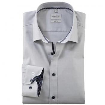 OLYMP Level Five Slim Fit Business-Hemd, Größe 40 - Sand
