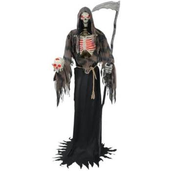 Riesiger Grim Reaper Animatronic mit LED-Beleuchtung und Bewegungsfunktion