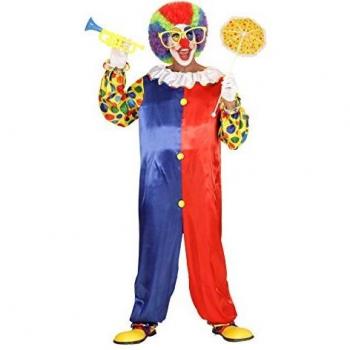 Costume Clown Multicolore Uomo - 170-175 Cm Widmann