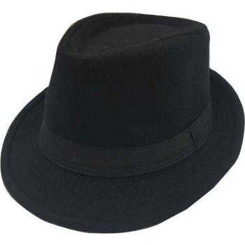 Retro 58 cm Wide‑Brim Billycock Fedora