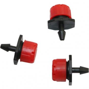 Irrigation Drippers Adjustable Water Flow - 100 Pcs
