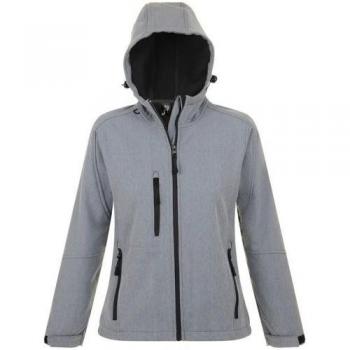 Replay Dama SoftShell Capucha – Resistente al Agua, Ventilación Superior
