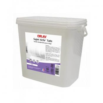 ORLAV - Pastilles lave-linge désinfectantes Super Activ tabs - 0291 - 3,125 Kg