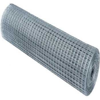 Rete Reticolata 1x5 M – Acciaio Zincato Elettrosaldato 6x6 mm