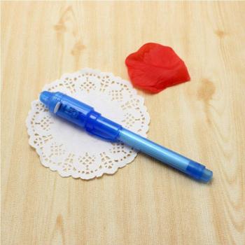 Big Head Luminous Light Pen - Magic Purple 2-in-1 UV Black Light Combo