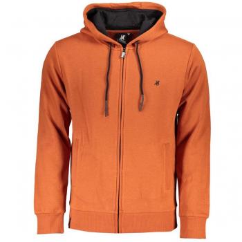 US GRAND POLO Herren Sweatshirt Bronze mit Reißverschluss