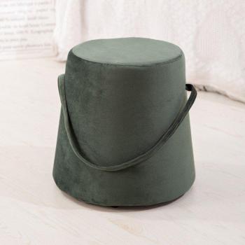 Tabouret bas en tissu de style nordique